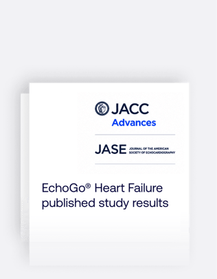 EchoGo Heart Failure published study results