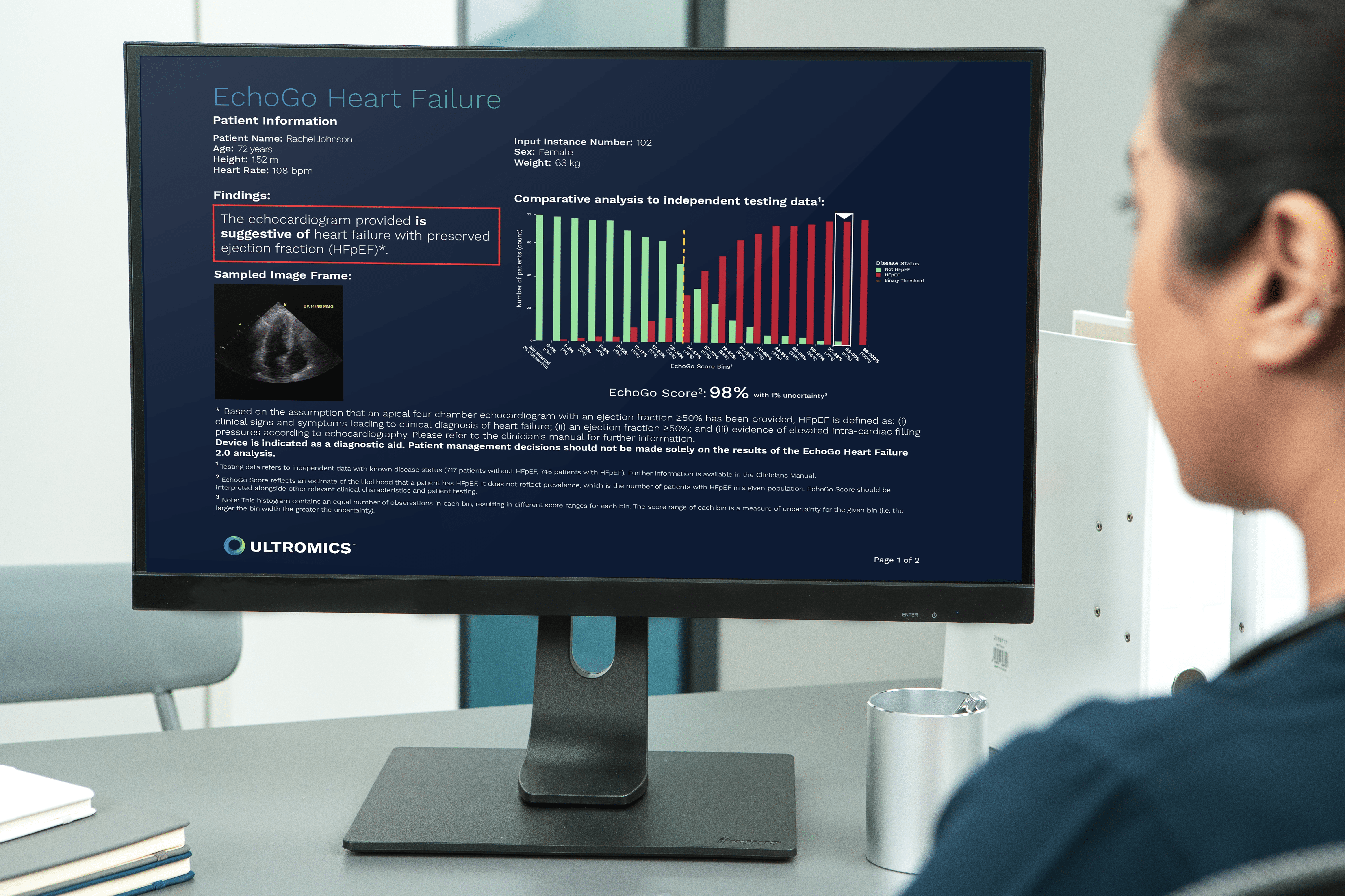 EchoGo® Heart Failure Report
