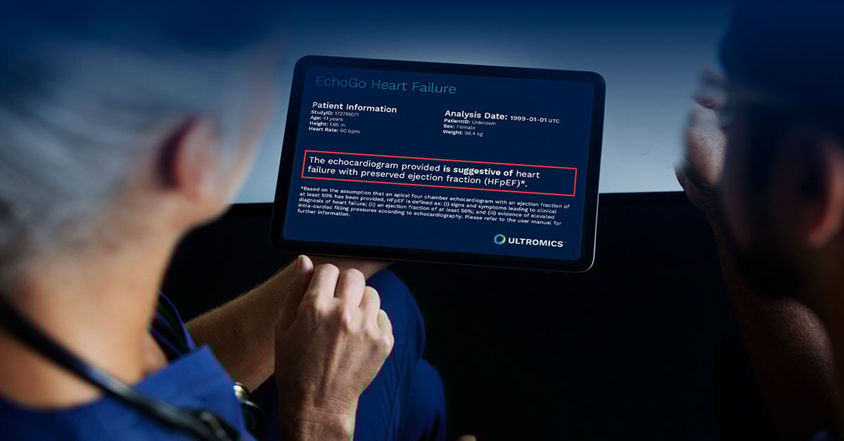 New Technology AddOn Payment (NTAP) for Ultromics Advancing HFpEF Diagnosis Ultromics