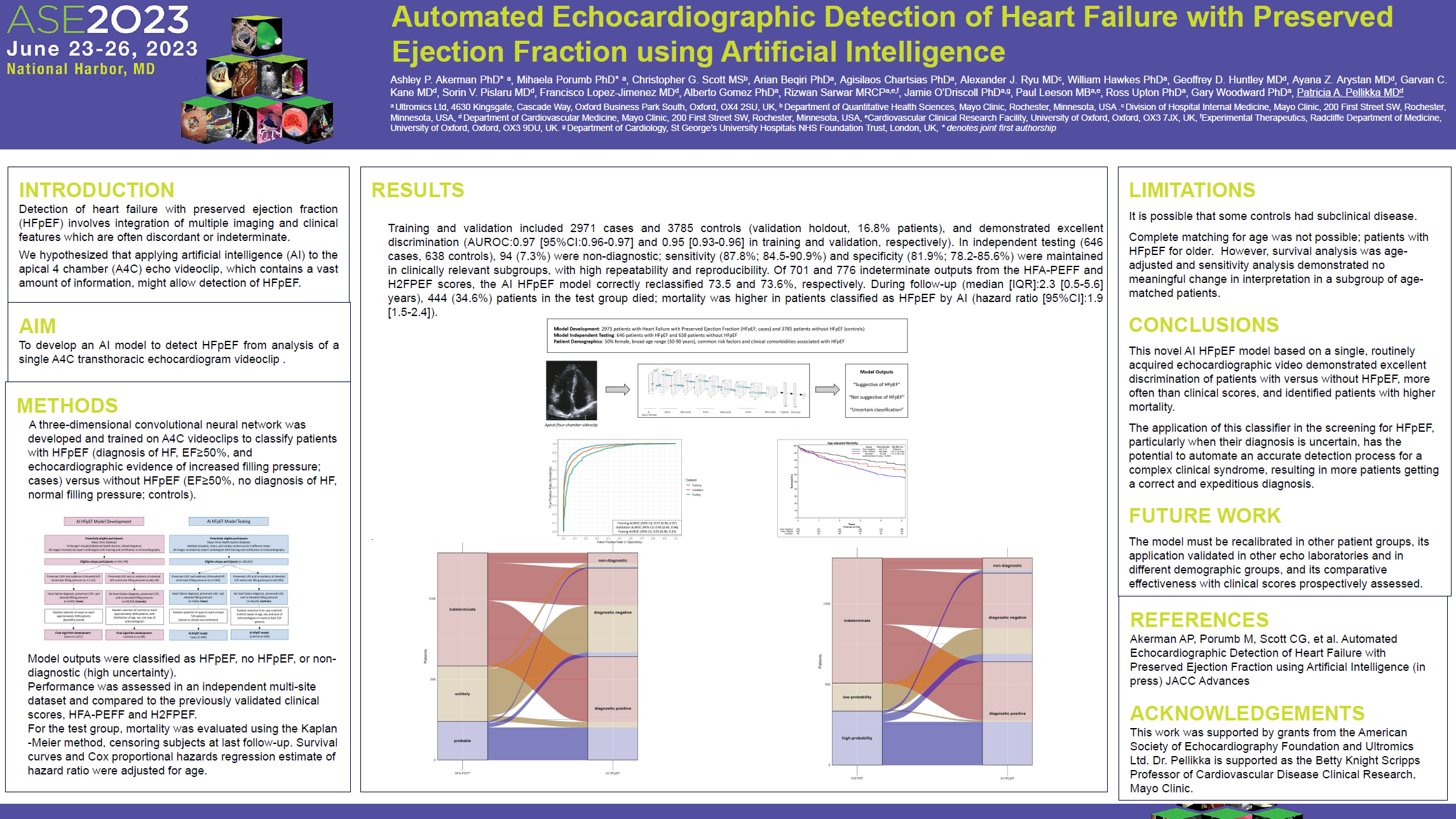 Automated Echocardiographic Detection of HFpEF using AI